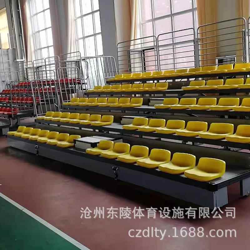 实体厂家 移动看台低靠背座椅 伸缩观众看台 活动看台 颜色多选