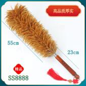 精品正真鸡毛撢子加厚不掉毛纯手工穿线 线除尘扫灰家用车用防静