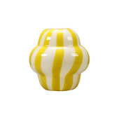 感奶器装 古风玻璃花摆件家居花瓶客厅ins软黄色中