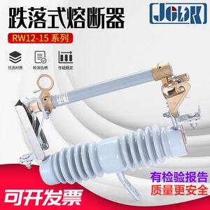 10KV户外高压跌落式熔断器 RW12-15/200A 跌落令克保险开 关3祇价