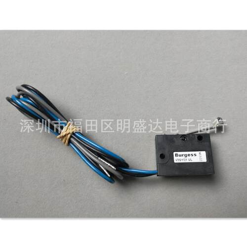 思博 V3SYR1-UL微动开关 带杠杆 长柄带轮 带50CM线 叉车挖掘机用