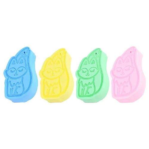 4pcs Baby Bath Sponges Exfoliating Body Scrubber Gentle