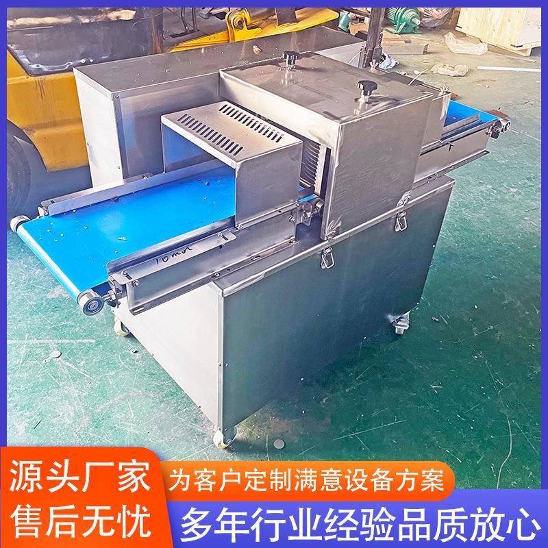 鱼肉鸭胸肉切割开片机鸡胸鸭胸肉鲜肉分切机小串肉切片机器
