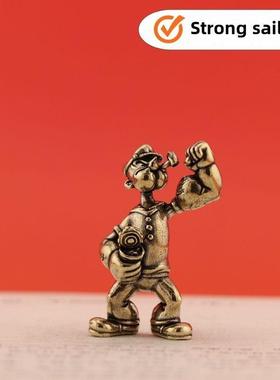 黄铜实心强水手创意桌、茶几、艺术装饰品、汽车、家庭桌面装饰品