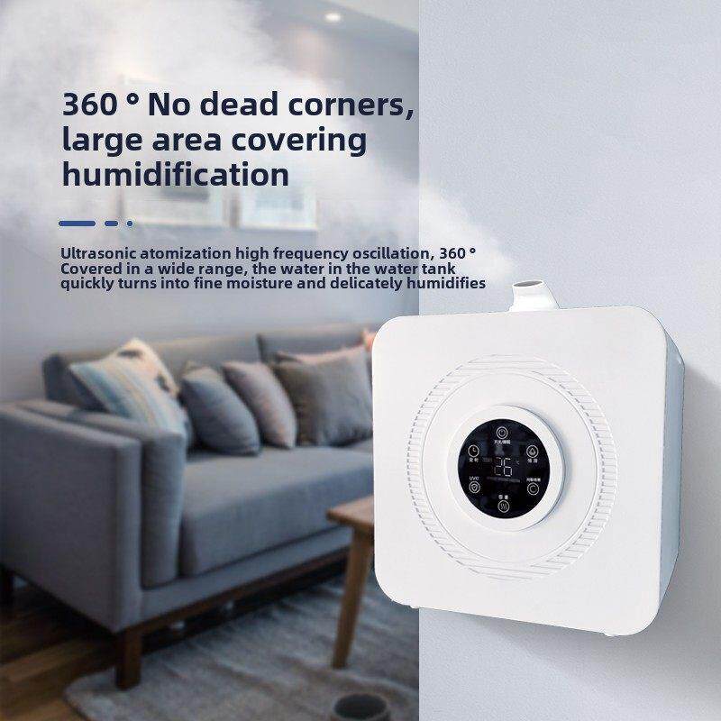 4L壁挂式加湿器家用智能静音紫外线杀菌空气净化超声波雾化器壁挂