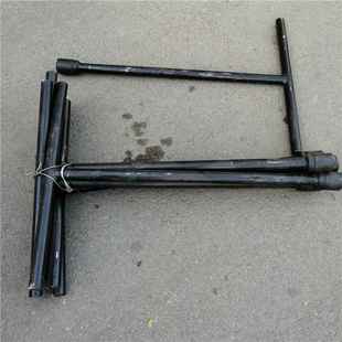 M22轨枕螺栓丁字扳手 T型套筒钢轨撞击扳手厂家 拐子扳手