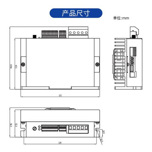 D中直流无刷大低压2驱4ZV48V直流无刷电机动器ZBLD.C2置0-800LRC