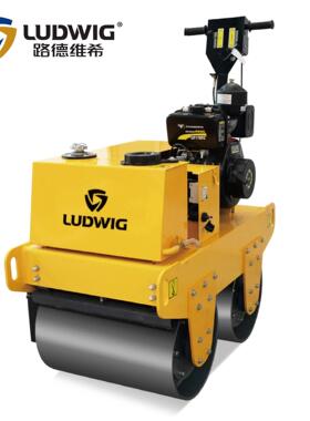 LD-S600B压土机手扶式双钢轮压路机压实机双向液压空冷柴油机动力