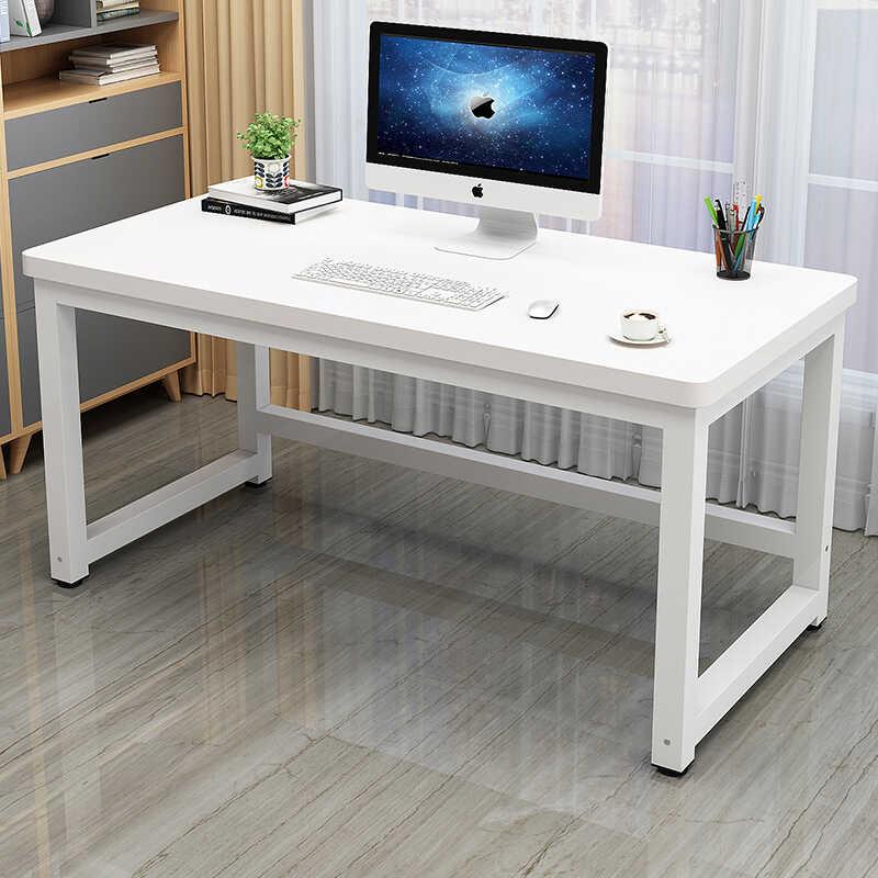 电脑桌80高桌子家用书桌长1.8m办公桌实木色拼接桌长方形租房定制