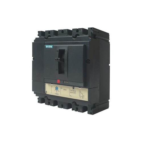 SAIDE赛德电气SDM6-100-160-250热磁式4P塑壳断路器空开