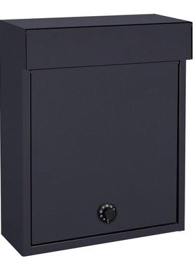 信报箱大号黑色室外邮件箱家用快递柜带锁壁挂户外信件箱