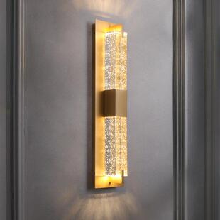 轻奢水晶壁灯意式轻奢客厅电视背景墙两侧装饰灯卧室床头走廊灯具