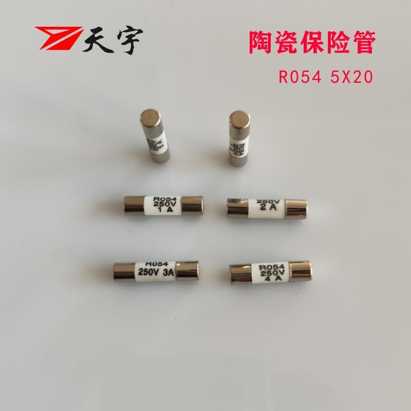 RO54陶瓷保险丝管250V 5*20熔芯5x20熔断芯子1A2A3A4A5A6A10A15A