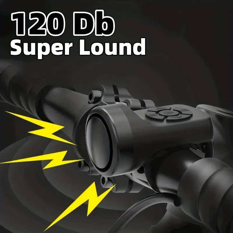 自行车充电喇叭超响亮铃铛山地车电铃铛儿童单车骑行装备配件