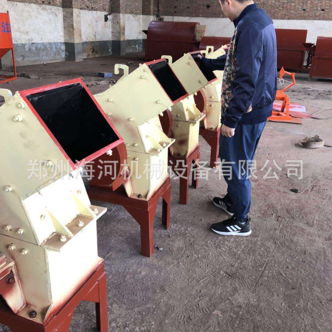 加气块红砖锤式破碎机 建筑垃圾破碎机碎石机混凝土块粉碎细沙图片