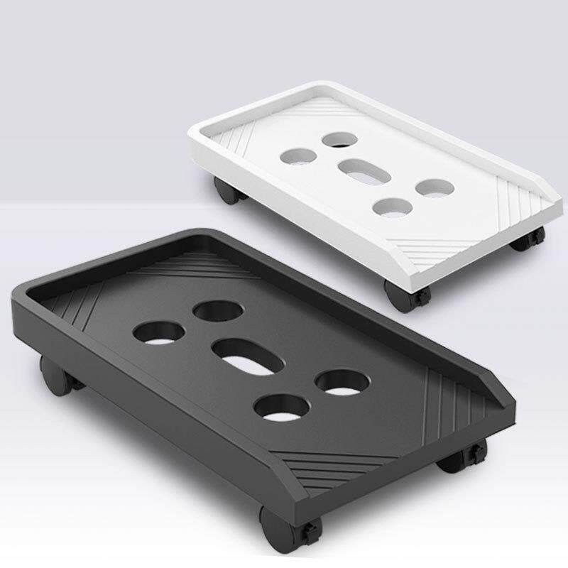 打印机置物架办公桌边移动带轮落地台式电脑主机机箱底座托架大号