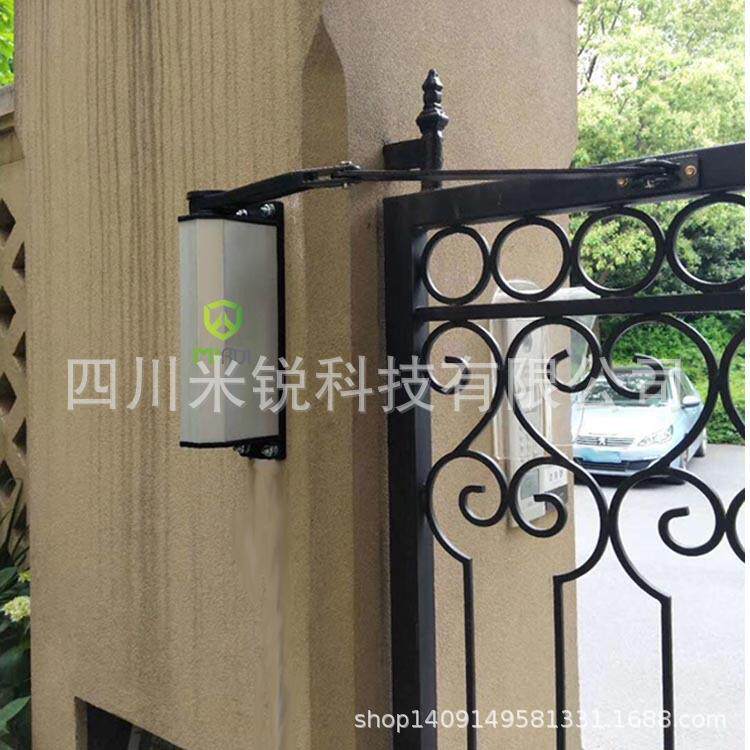 绵阳小区侧装电动开门机 德阳曲臂开门器 刷卡电动闭门器厂家