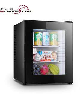 fridge电子迷你全静音冰箱饮料冷藏柜学校留样柜茶叶小冰箱家用