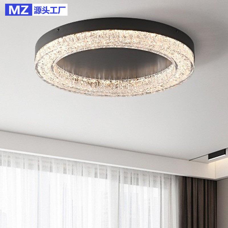 意式极简客厅树脂吸顶灯现代简约高端设计师2025新款主卧室房间灯