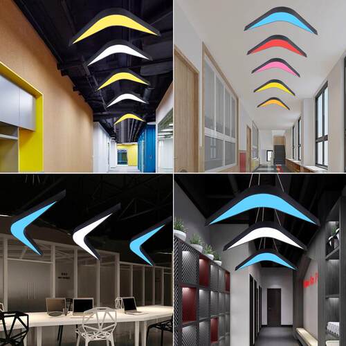 尾灯简约创意个性商场工业风健身房吊灯服装店铺装饰工程灯led灯