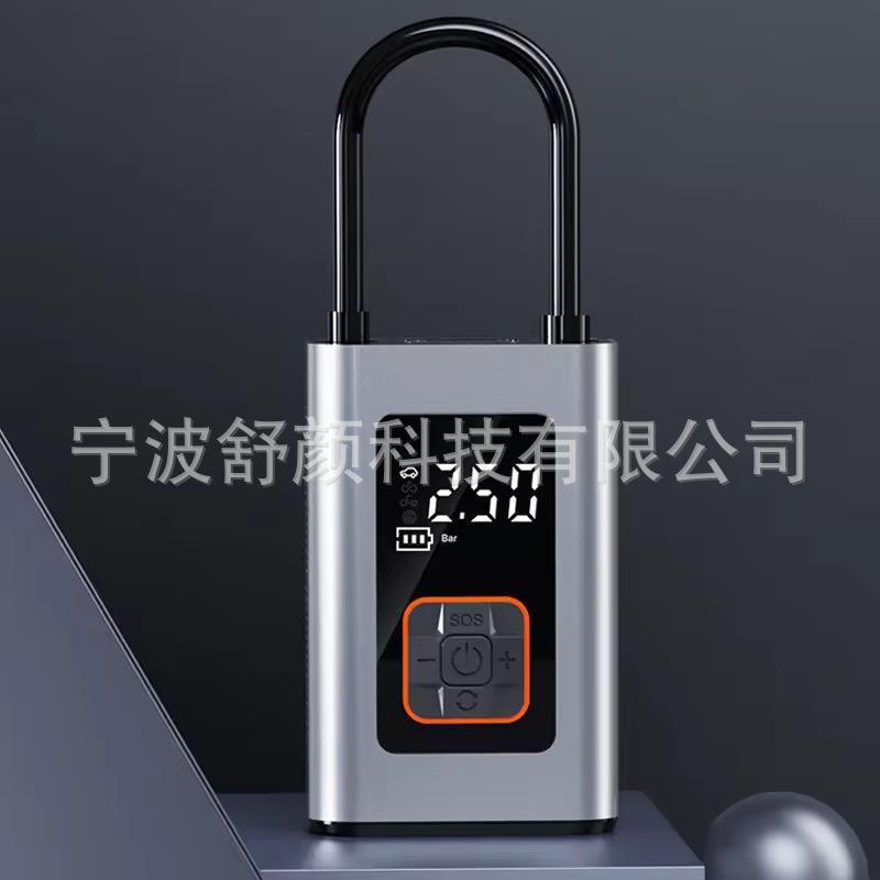 多功能车载汽车充气泵数显轮胎打充气泵无线充气泵便捷式充气泵