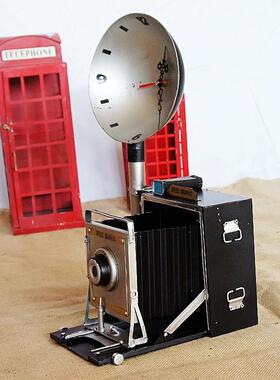 民国经典摆设老式闪光灯照相机模型摆院拍摄道具SM影T1431件4电3