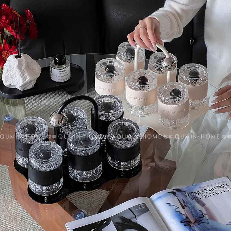 高级G6238具感玻璃杯套装家用待客喝水杯茶杯杯耐高温子水杯具套