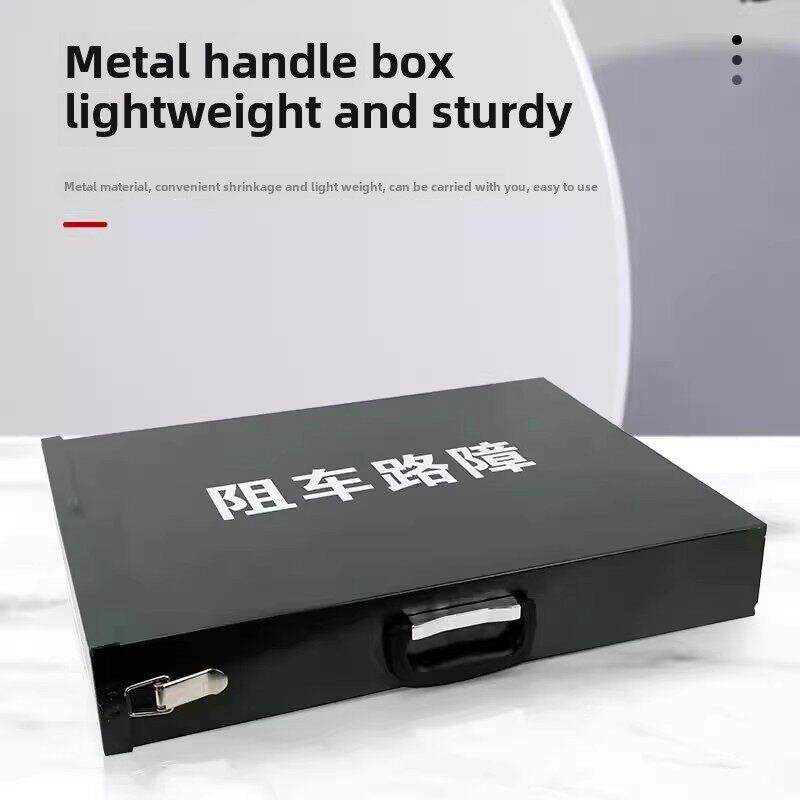 全自动挡车器便携式路障阻车器地档手动可伸缩锌合金减速带挡车器