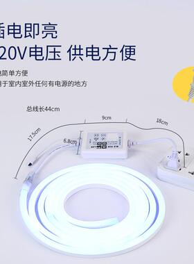 LS-NH-DDRGB带手机P围P控制七彩渐变A氛霓虹灯智能遥控自动可变色