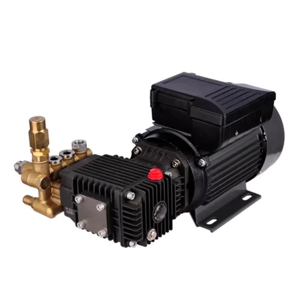 220V 1.8KW 10L/min柱塞泵高压清洗泵头自助洗车电机泵头