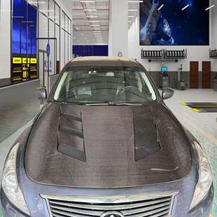 适用于英菲尼迪G37G25Q404门发动机罩车身套件碳纤维发动机罩