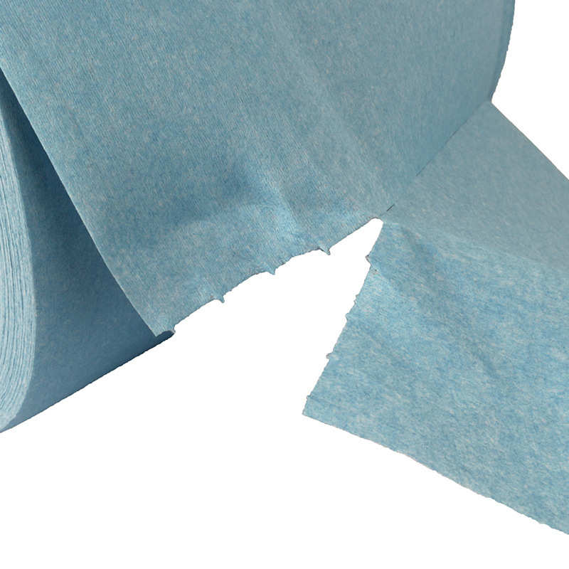 卷筒蓝色无尘纸原纸工业用大盘卷纸250*380mm平纹无尘大卷纸批发