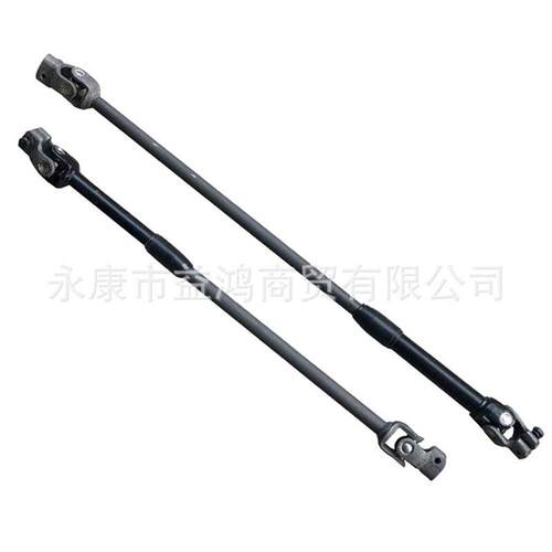 改装电动钢管车配件 卡丁车方向机连接伸缩万向节转向轴290-850MM