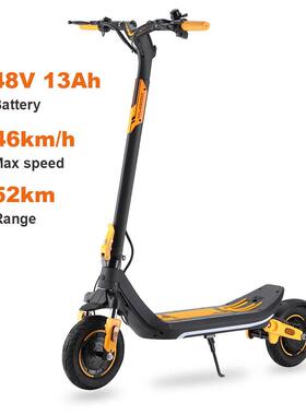 KUGOO M3专业折叠电动滑板车成人600W 48V 13Ah 2轮可折叠电动滑
