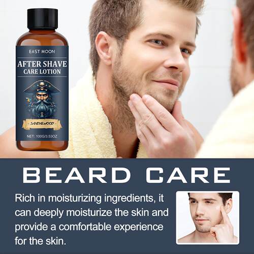 East Moon Post-Shave Balm - Refreshing Men's Facial After-Sh