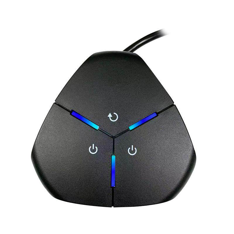 零度世家电脑桌面移动开关 网吧网咖电竞办公酒店双电源外设开关