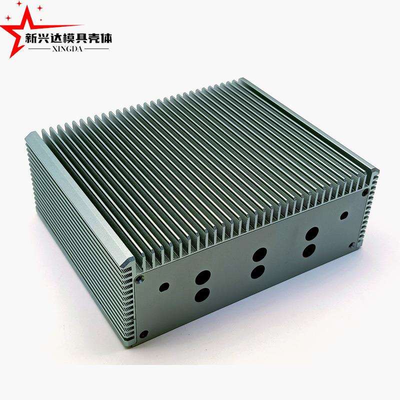 无风扇主机控制器铝壳微型电脑一体机铝型材外壳