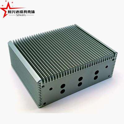 无风扇主机材控机一制器铝壳微型电脑体铝LFJ型外壳