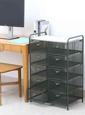 双排5纳架层金属文件架办公桌物书架办公用品资料T5004架收办公室