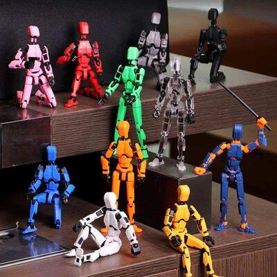 Luminous 13 Jointed Movable Action Figures Shapeshift Robot