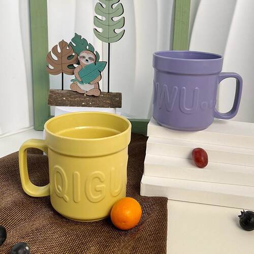 Alphabet Cup Toothbrush Holder for Home Use, Cute Cartoon Ex