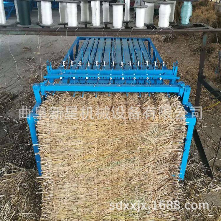 宽窄可调苇帘机苗木包裹草帘机芦苇编织苇帘机砖坯覆盖蒲帘机