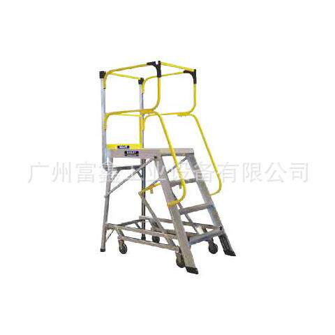 美国WERNER稳耐4步铝合金平台梯FS13590系列