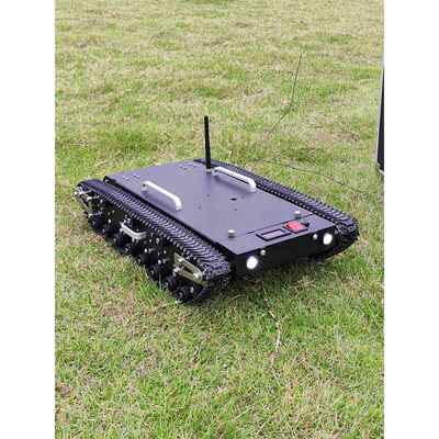 20KG大载重履带智能小车底盘套件金属履带SMT32坦克小车履带底盘