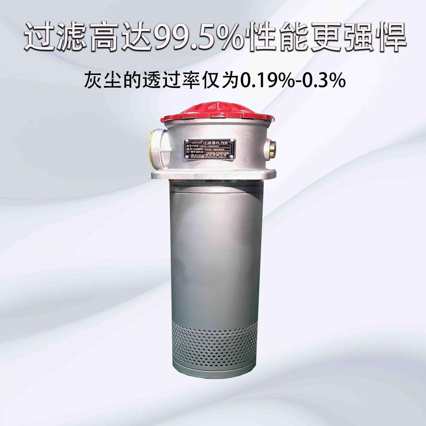 回油过滤器RFA液压吸油滤芯总成油箱挖机工业滤油SP过滤网高压