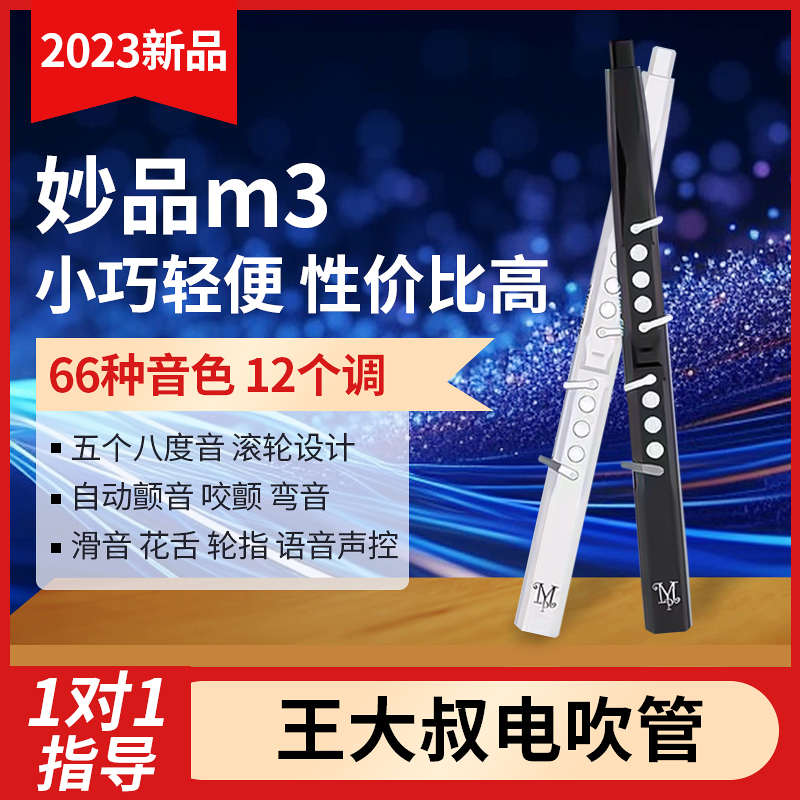 王大叔妙品M3电吹管乐器大全新款中老年萨克斯电子笛子初学入门