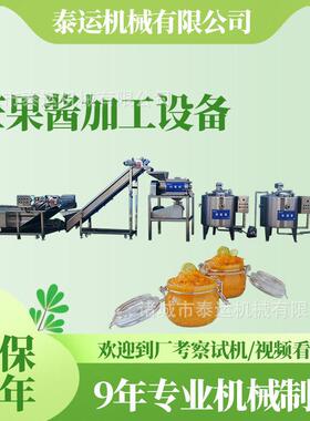 广西百色芒果酱加工生产线芒果果泥加工设备砀山梨酱全套加工机器