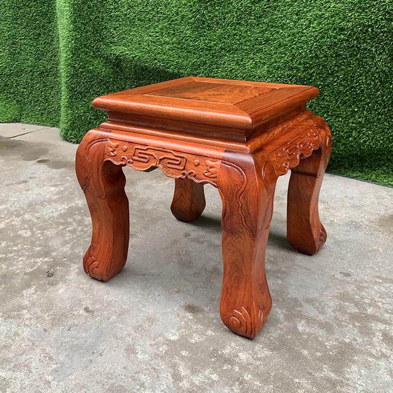 红木缅甸花梨木四方小板凳子虎脚凳大果紫檀实木中式茶几沙发凳,住宅家具,红木椅凳,淘宝优惠券,粉丝福利购,淘宝优惠卷