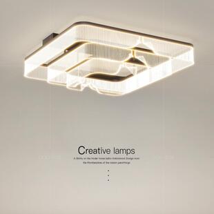 2024新款 极简轻奢感中山灯具大气主卧房间卧室主灯吸顶灯 意式