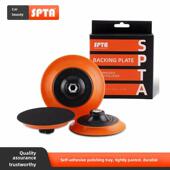 Spta汽车抛光机后面板托盘5英寸6英寸高速托盘自粘软边托盘抛光缓